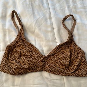 FENDI X SKIMS bralette - tan size medium
